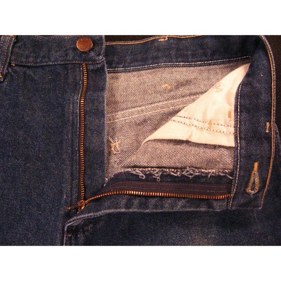 Rustler Womans CUTOFF JEANS SHORTS W 29 MEASURED Blue Denim Daisy Dukes - Picture 4 of 9